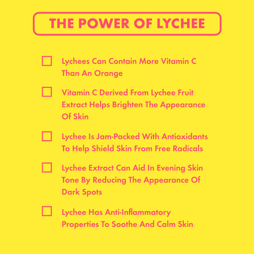 Lychee Clean Vitamin C Foaming Face Cleanser 
