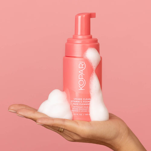 Lychee Clean Vitamin C Foaming Face Cleanser 