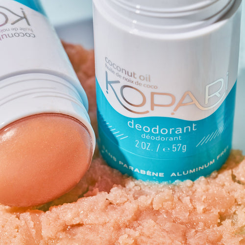 Aluminum-Free Coconut Deodorant beach